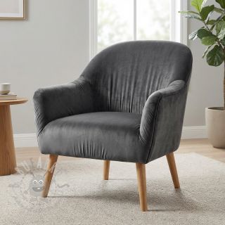 Samet VELVET STRETCH dark grey