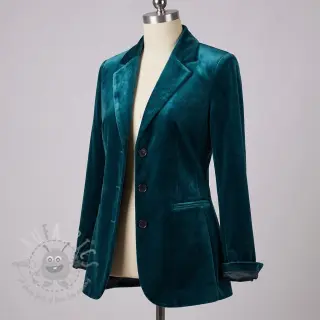 Samet VELVET STRETCH petrol