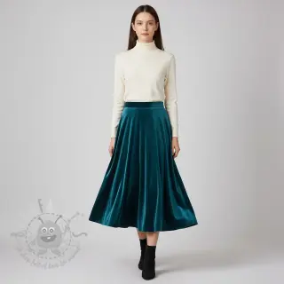 Samet VELVET STRETCH petrol