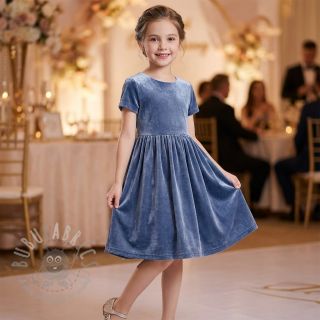 Samet VELVET STRETCH blue