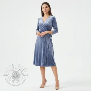Samet VELVET STRETCH blue