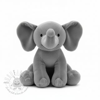 Samet VELVET STRETCH light grey