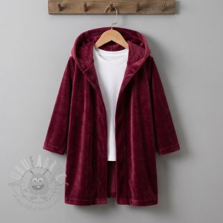 Samet VELVET STRETCH bordeaux