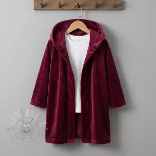 Samet VELVET STRETCH bordeaux