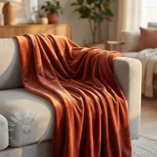 Samet VELVET STRETCH brick
