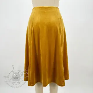 Samet VELVET STRETCH ochre