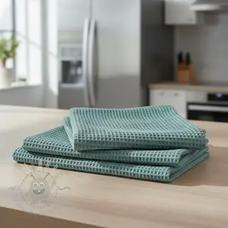 Pamučni vafel cyan