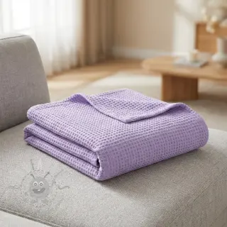 Pamučni vafel bright lilac
