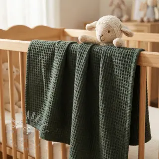 Pamučni vafel army green