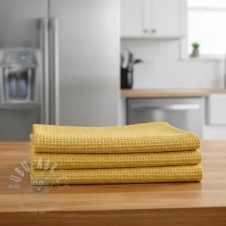Pamučni vafel soft yellow