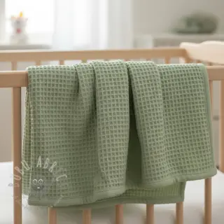 Pamučni vafel dark mint