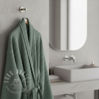 Pamučni vafel dark green