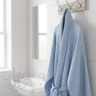 Pamučni vafel light blue