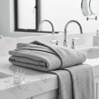 Pamučni vafel light grey