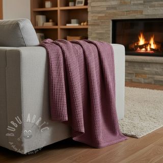 Pamučni vafel mauve