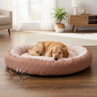 Prošivena tkanina Round old rose