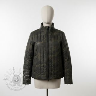 Prošivena tkanina Camouflage army green