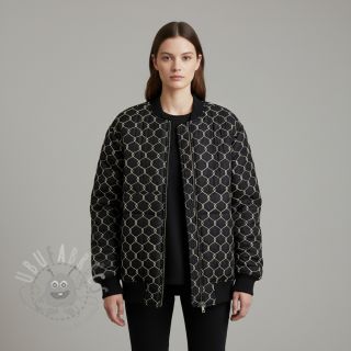 Prošivena tkanina Cord black