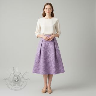 Prošivena tkanina Flowers lavender