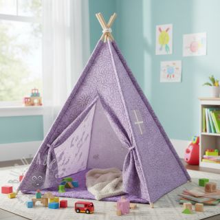 Prošivena tkanina Flowers lavender