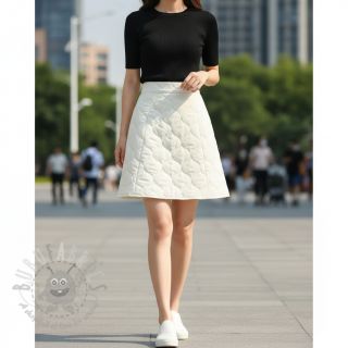 Prošivena tkanina Round ecru