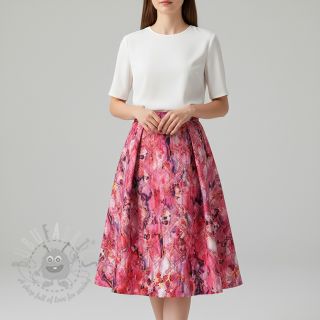 Prošivena tkanina Snake gardini pink