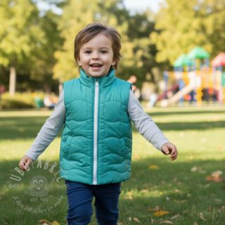 Prošivena tkanina Graphic square cyan cerise