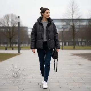 Prošivena tkanina Classic black