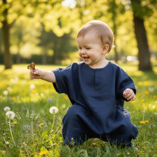 Lan predpran 170 g navy