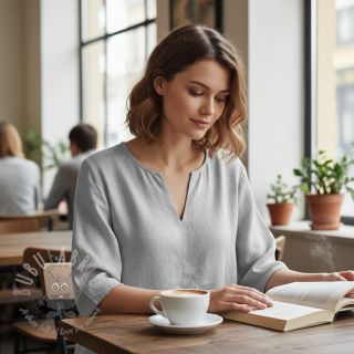 Lan predpran pale grey