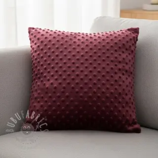 Minky bordeaux