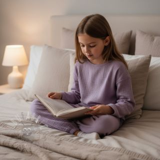 Tetra Tkanina/Muslin dark lilac