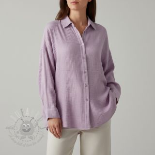 Tetra Tkanina/Muslin soft lilac ORGANIC