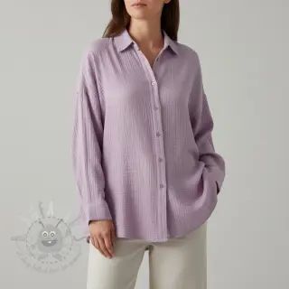 Tetra Tkanina/Muslin soft lilac ORGANIC