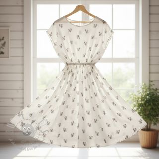 Tetra Tkanina/Muslin Animals design A digital print ORGANIC