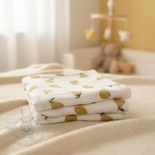 Tetra Tkanina/Muslin Pears design B digital print