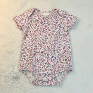 Tetra Tkanina/Muslin Flower Michaela off white digital print