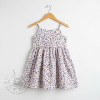 Tetra Tkanina/Muslin Flower Michaela off white digital print