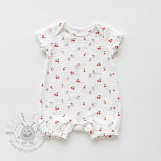 Tetra Tkanina/Muslin Fruits cherry white