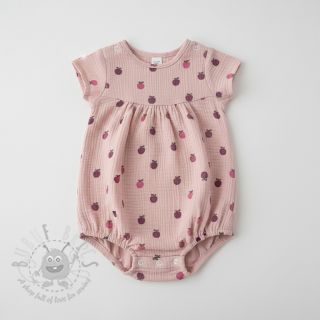 Tetra Tkanina/Muslin Fruits apple soft rose