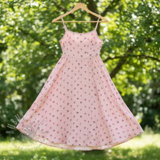 Tetra Tkanina/Muslin Fruits cherry soft rose