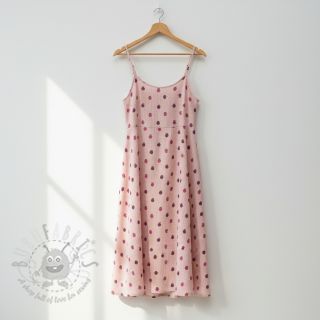 Tetra Tkanina/Muslin Fruits apple soft rose