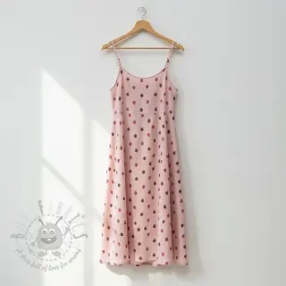 Tetra Tkanina/Muslin Fruits apple soft rose