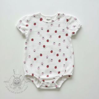 Tetra Tkanina/Muslin Fruits apple white