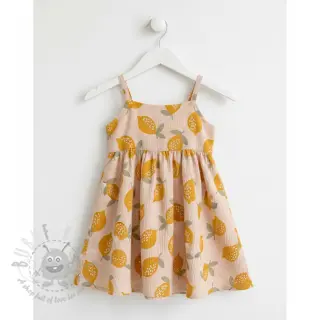 Tetra Tkanina/Muslin Lemons sand