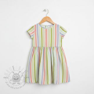 Tetra Tkanina/Muslin Beach Stripe green