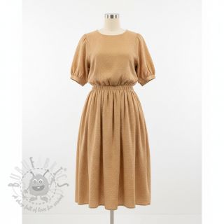 Tetra Tkanina/Muslin DOBBY camel