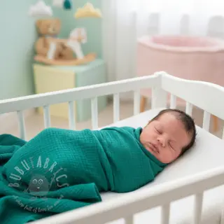 Tetra Tkanina/Muslin dark teal
