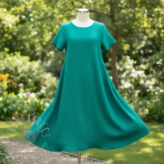 Tetra Tkanina/Muslin dark teal