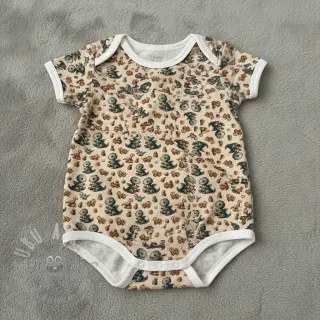 Tetra Tkanina/Muslin Baby dino design B digital print